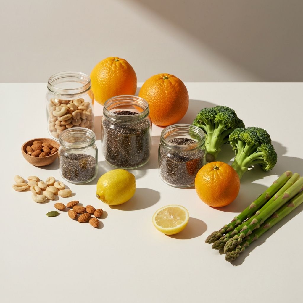 Neobrađene namirnice u staklenim posudama